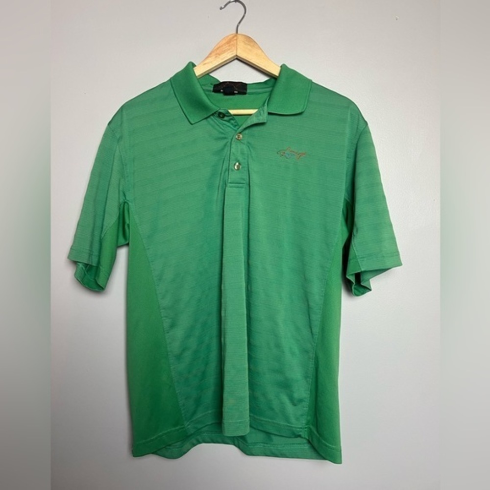 Greg‎ Norman Polo Green Medium 100% Polyester